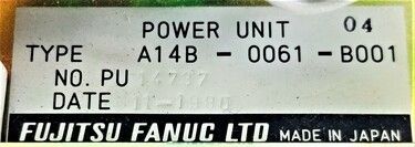 2M00041 FANUC A14B-0061-B001 パワーユニット 保証